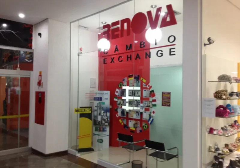 Loja da Renova Corretora de Câmbio no Jaú Shopping