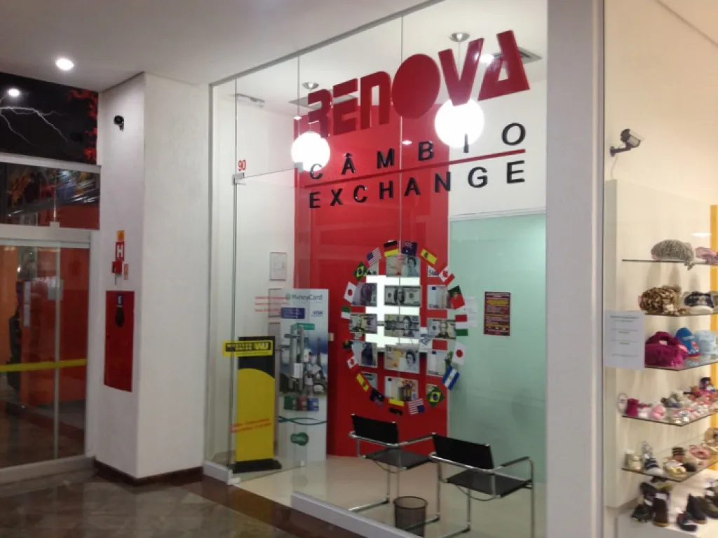 Loja da Renova Corretora de Câmbio no Jaú Shopping